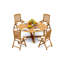Marley Outdoor Teak Dining Set-1120772609