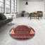 Tapis traditionnel rouge / beige Rudi-147333095