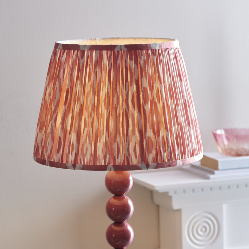 Higgledy 153.2cm Gloss Traditional Floor Lamp, Coral Pink