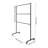 Black Freestanding Storage Organizer Rack