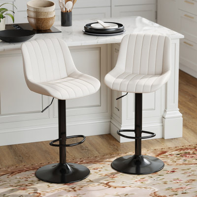 Tabouret de bar pivotant à hauteur réglable Moniq