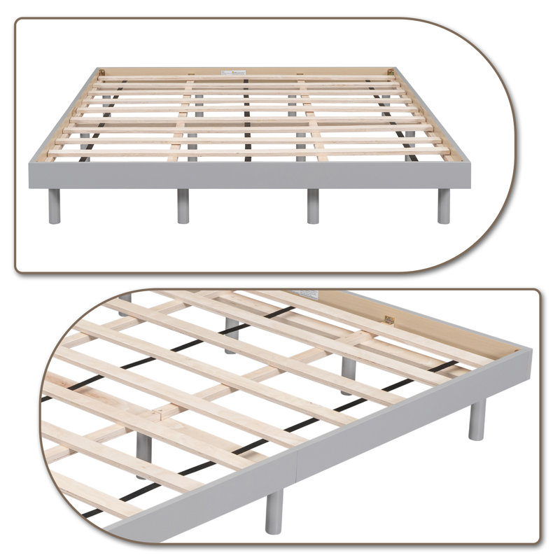 Gaiana Platform Bed, Gray
