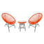 Carlson 2 Seater Outdoor Conversation Sets-868412410-868412413