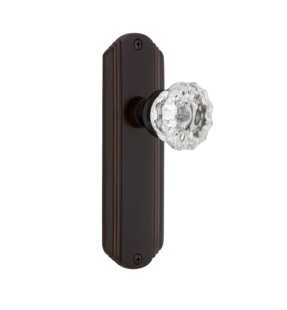 Deco Plate with Crystal Door Knob Nostalgic Warehouse 