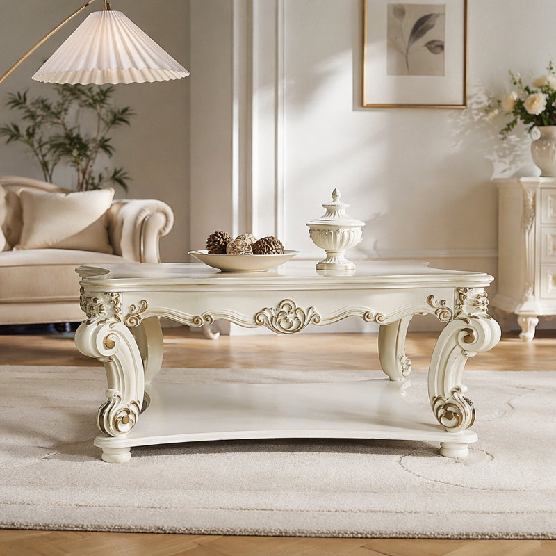 Table basse Vendome, H 22 po x l 50 po x P 50 po