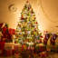 Boucles en velours pour boucles d'arbre de Noël-407495545