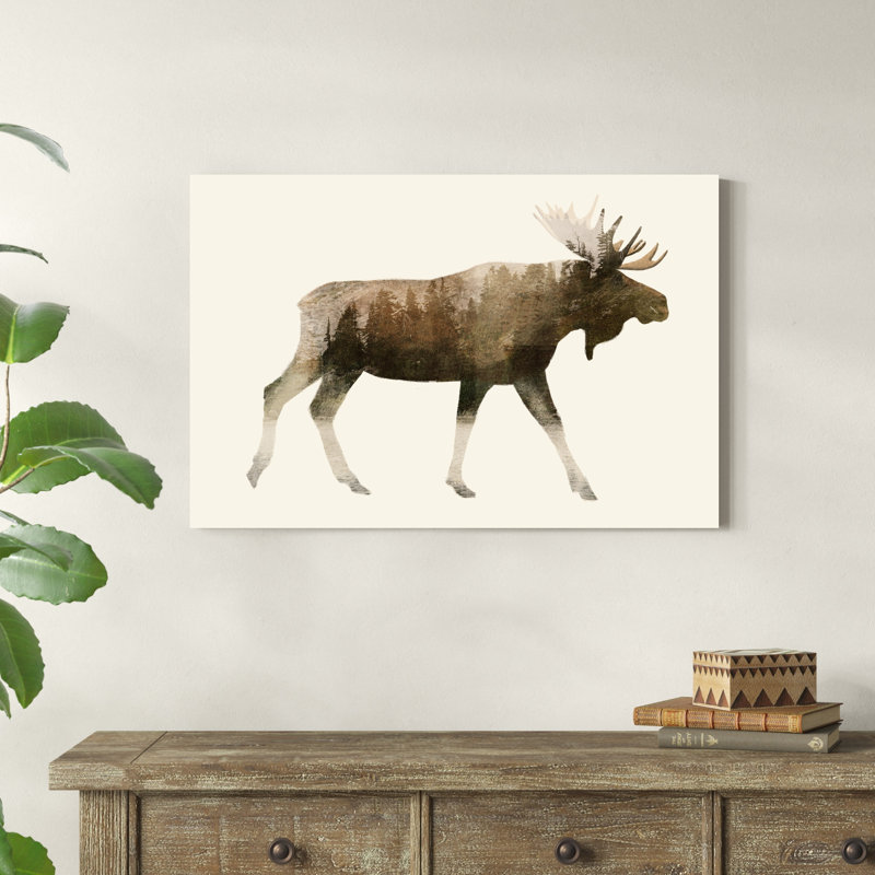 «The Wilderness III» par Victoria Barnes - peinture sur toile tendue, H 24 po x l 36 po
