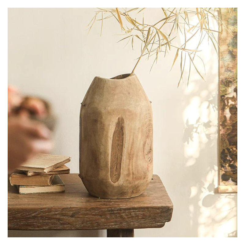Vase en bois massif Homestead