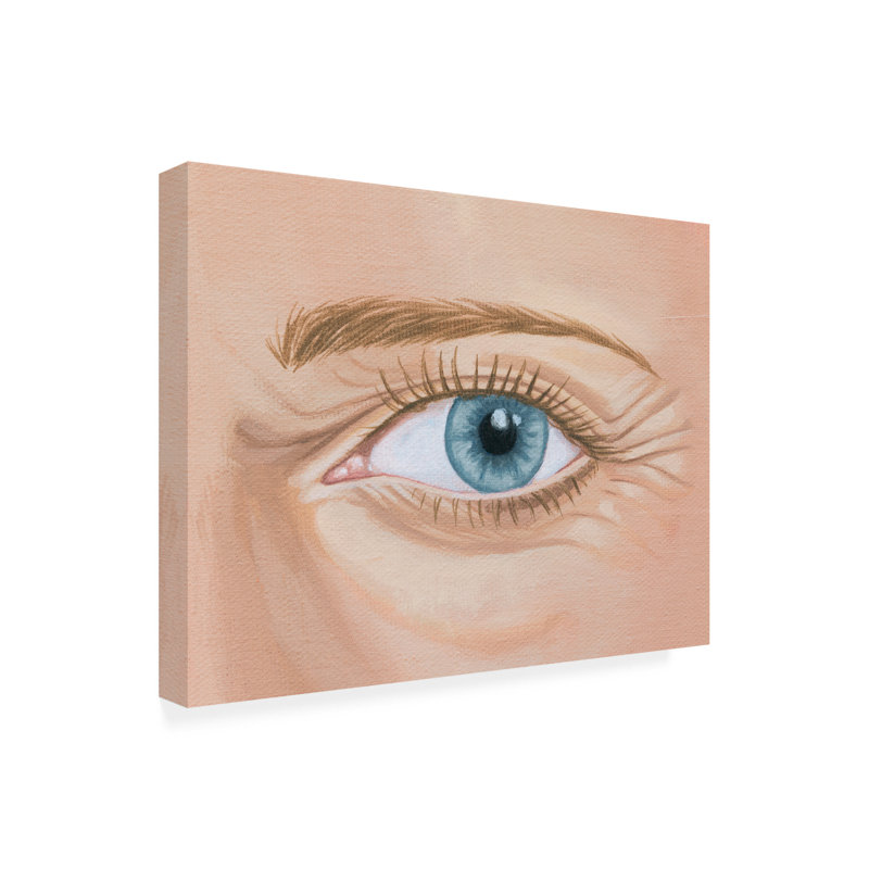 Art mural sur toile tendue - «Lover's Eye II» de Grace Popp pour décoration de salon, de chambre à coucher ou de bureau - 24 x 32