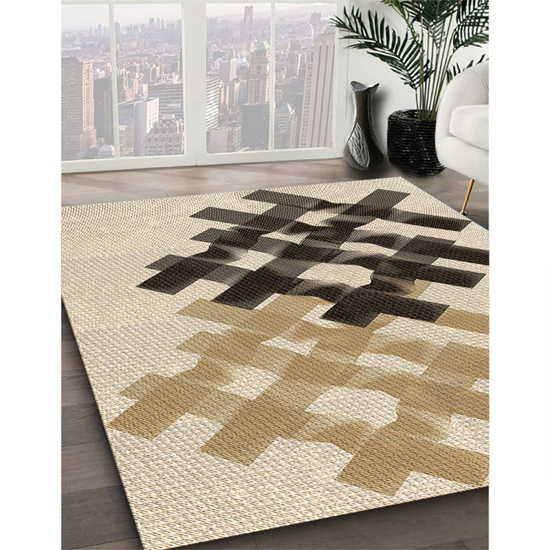 Geometric Indoor Rug, Square 8'