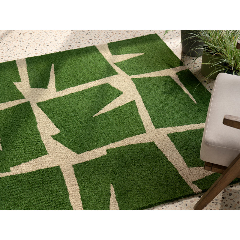 Moqui Handmade Abstract Area Rug, Rectangle 8'2" x 11'6"