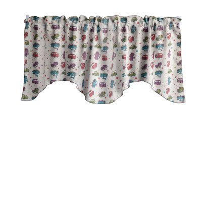 Cotton Blend Scalloped Window Pelmet