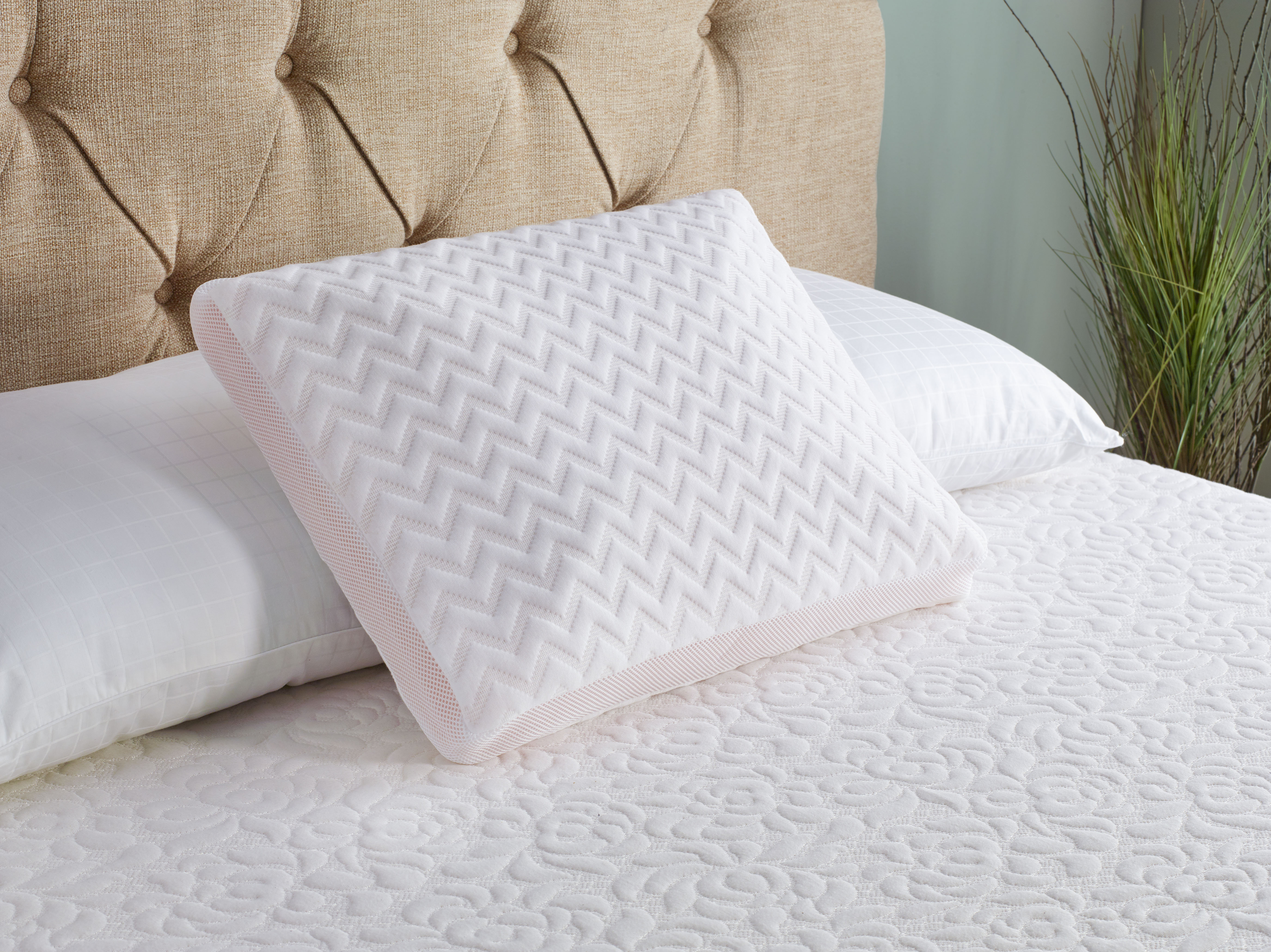 Comfort Tech Memory Foam Medium Support Pillow & Reviews | Wayfair display picture 1