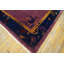 Hand Knotted Wool Area Rug in Purple