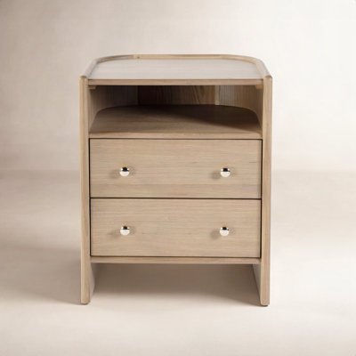 Mallory Acacia Nightstand