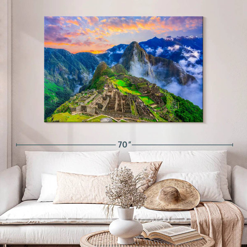 Lilie, ville inca, Machu Picchu, H 34 po x l 51 po