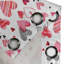 Rideaux décoratifs à 2 panneaux pour fenêtre avec œillets The Holiday Aisle® Valentines, 50 po, noir, rouge, rose-55496866