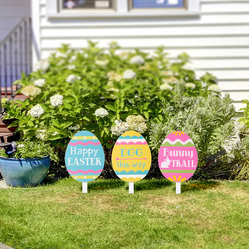Ensemble de piquets de jardin 3 pièces