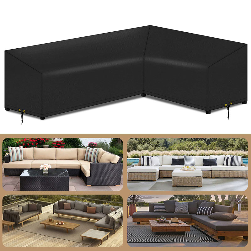 Housse pour canapé d'extérieur, H 78 po x l 106 po x P 30 po