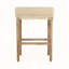 Lucas Upholstered Stool with Solid Wood Frame-2069066161