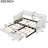 Twin Xl To King Beige Upholstered Daybed With Two Drawers, Stylish Buttoned Design On Back And Drawer, Comfort Foam Padding Size Storage Soft Seating , Wood Slats For Support