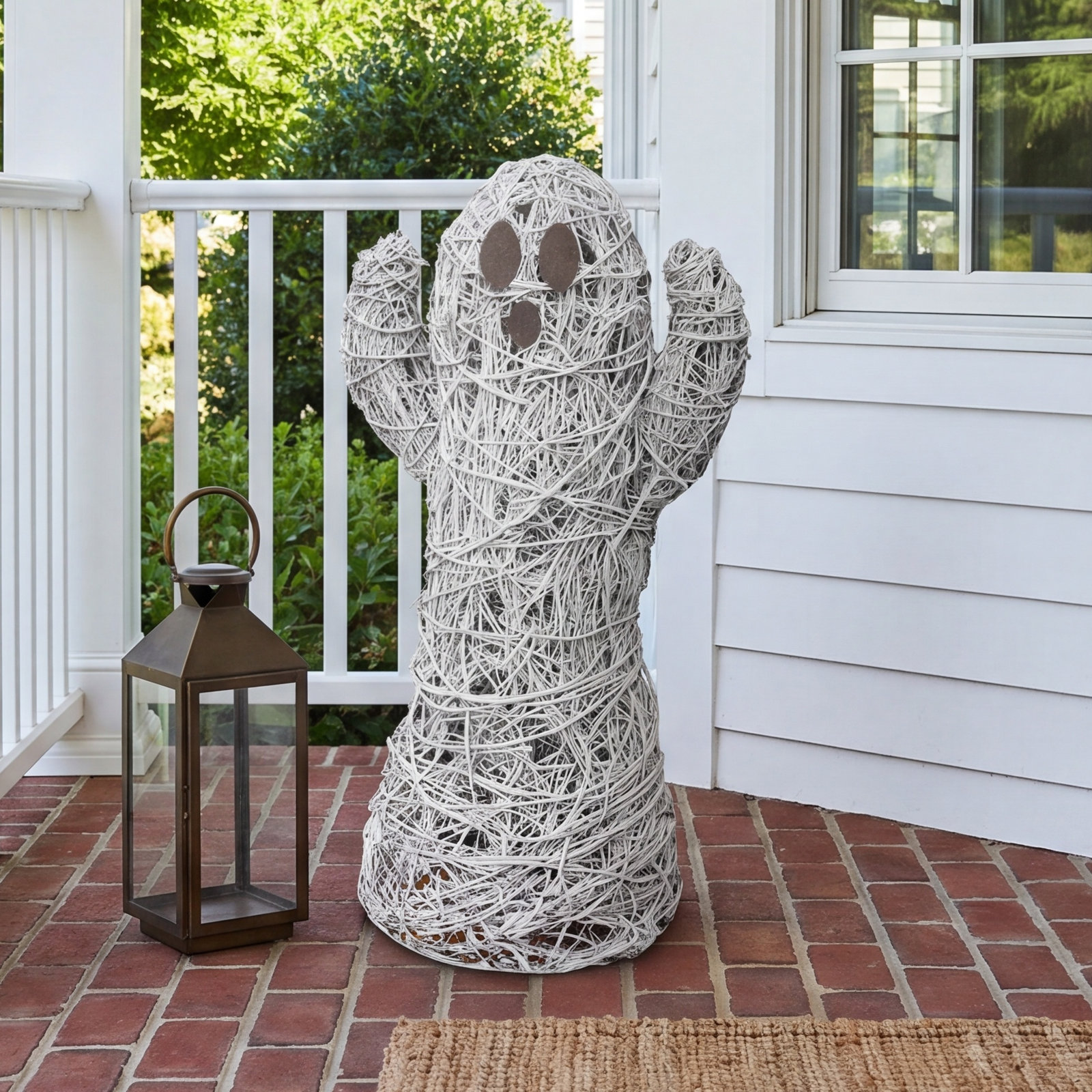 Paola Painted Twig Ghost Holiday Accent