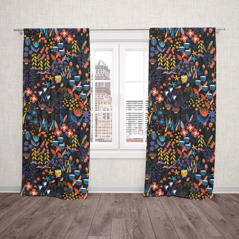 Jayceson Room Darkening Curtain, 56" W x 78" L