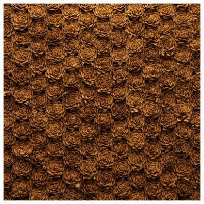 Brown Rose Floral Arrangement Shower Curtains Extra Long