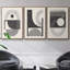 Angled Spaces IVFramed Premium Gallery, ensemble de 3 toiles tendues-97759648-97759653