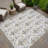 Machine Washable Indoor/Outdoor Hashlamoun ACN2325 Damask Rug-1183739142