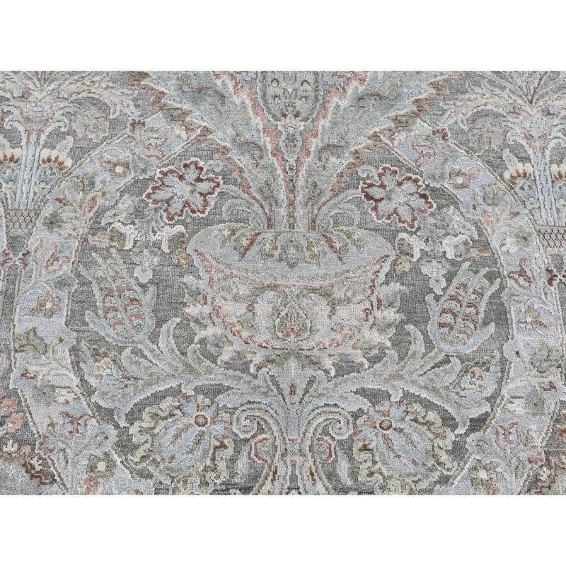 Tapis unique gris 9 pi x 12 pi 2 po Chrysalis
