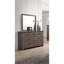 Mobilier de chambre à coucher avec tiroirs en bois à finition naturelle