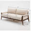 Hester moderne en tissu avec structure en bois robuste-1956846000