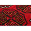 Tapis décoratif en laine noué à la main de conception unique 3 pi 7 po x 5 pi 8 po Boushra