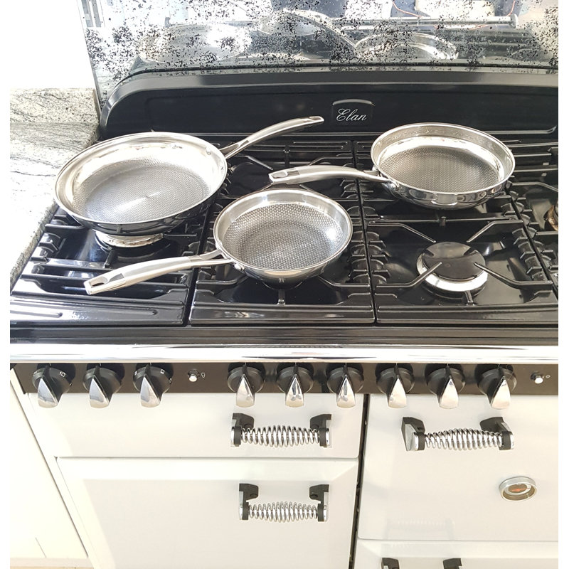 Iliana Stainless Steel Non-Stick Frying Pan, 47cm