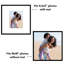  Cadre photo 18 x 18 - Utiliser comme cadre 8,5 x 11 avec passe-partout ou cadre 18 x 18 sans passe-partout - Cadre photo mince avec plexiglas poli - Noir-1657676144-1657676154