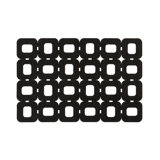 Tollette Felt Block Design Cork Placemat