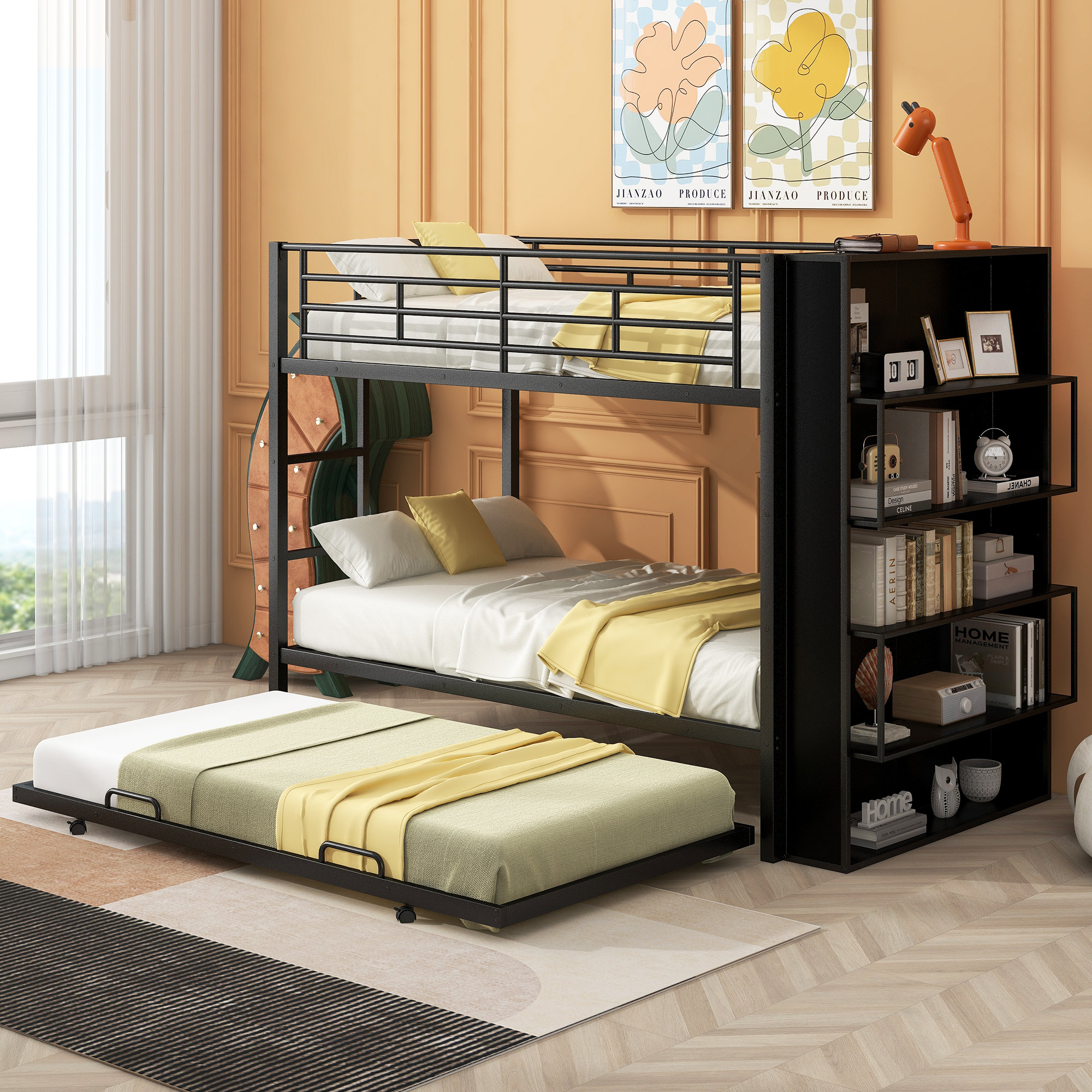 Isabelle & Max™ Bunk Bed With Bookshelf 