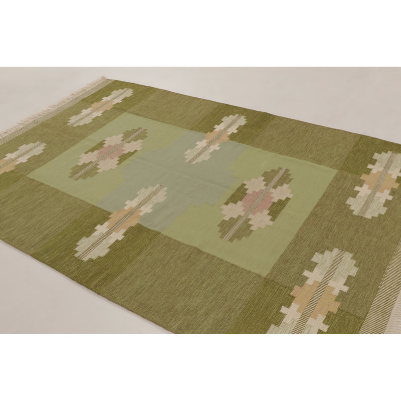 Cotton and Wool Area Rug