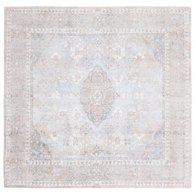 Oakland Hand Loomed Wool/Viscose Oriental Rug in Sand/Beige