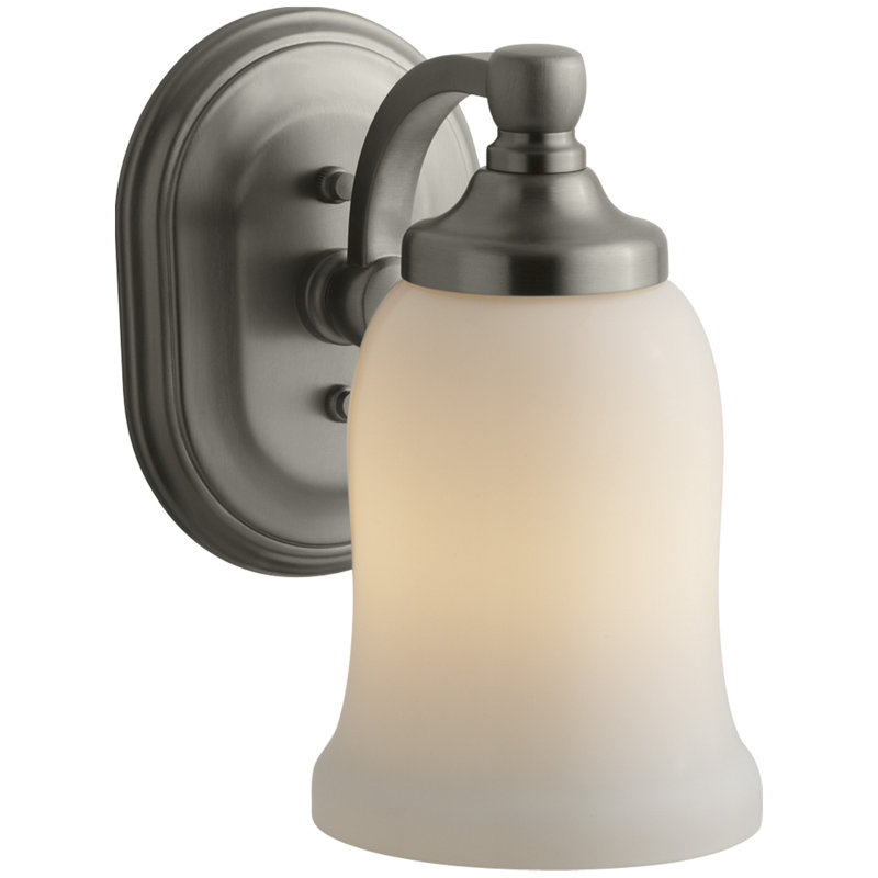 Applique murale à 1 lumière Bancroft®, Nickel brossé éclatant