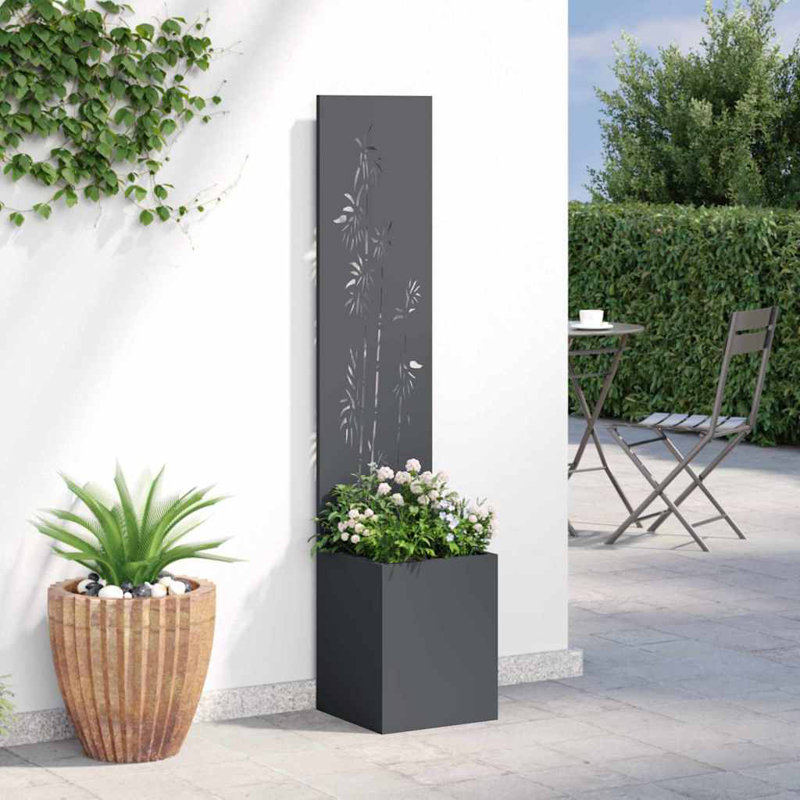 Planter Box, Anthracite, 140cm H x 32cm W x 32cm D