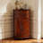 Walnut Solid + Manufactured Wood Corner cabinet