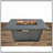 Durable Living Source International 25'' H Steel Outdoor Fire Pit Table With Lid (Gray)