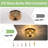 Boho Rattan 3-Light  Flush Mount  (Bulb Not Include)