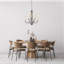 Lustre chandelier 23 po à 6 lumières Ahryal