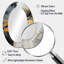 Minimalisme chrome doré et orange Poteries - Miroir mural moderne ovale-1656184958