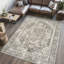 Tapis vert / crème délavé à la machine Keesha Bold-1009741151