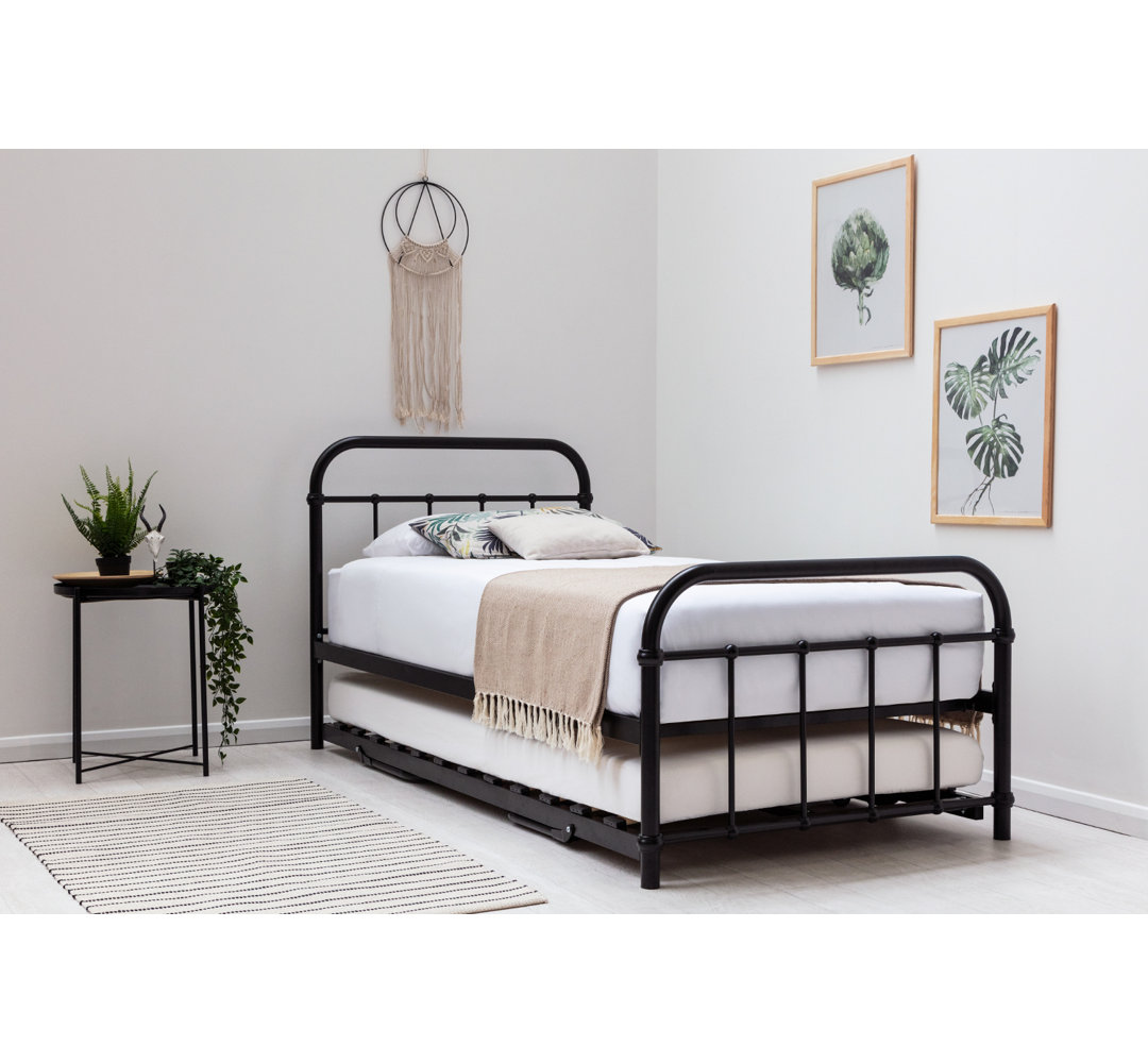 Clifftop Single (3') Steel Guest Bed with Trundle
