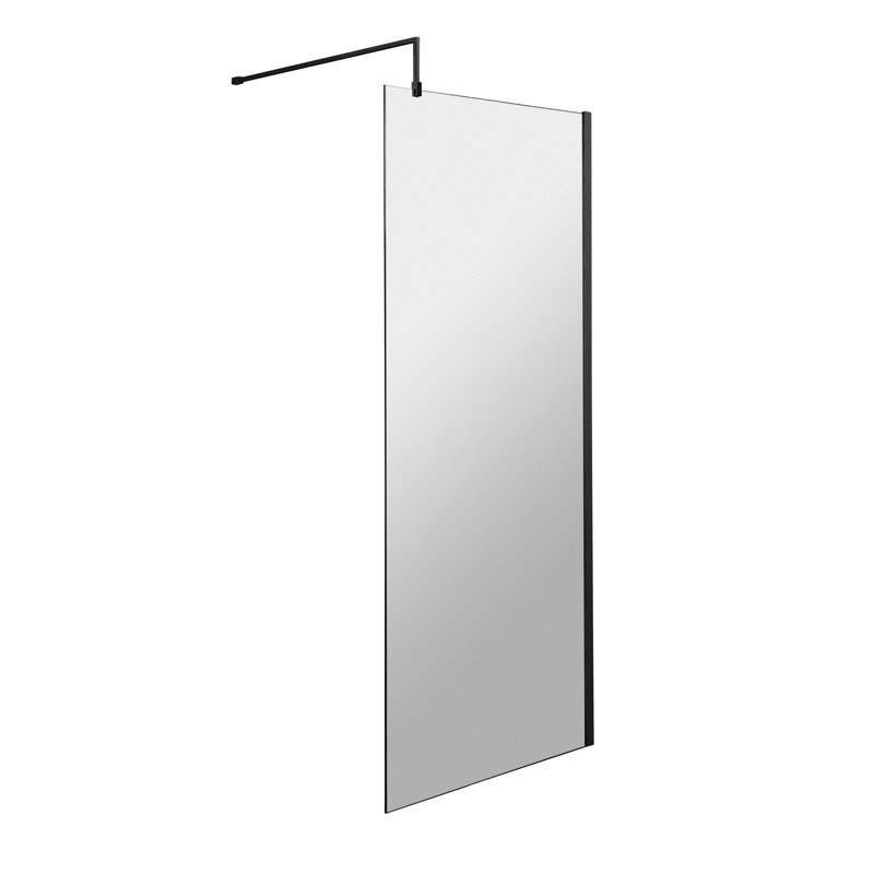 760 mm W Walk In Semi-Frameless Wet Room Glass Screens